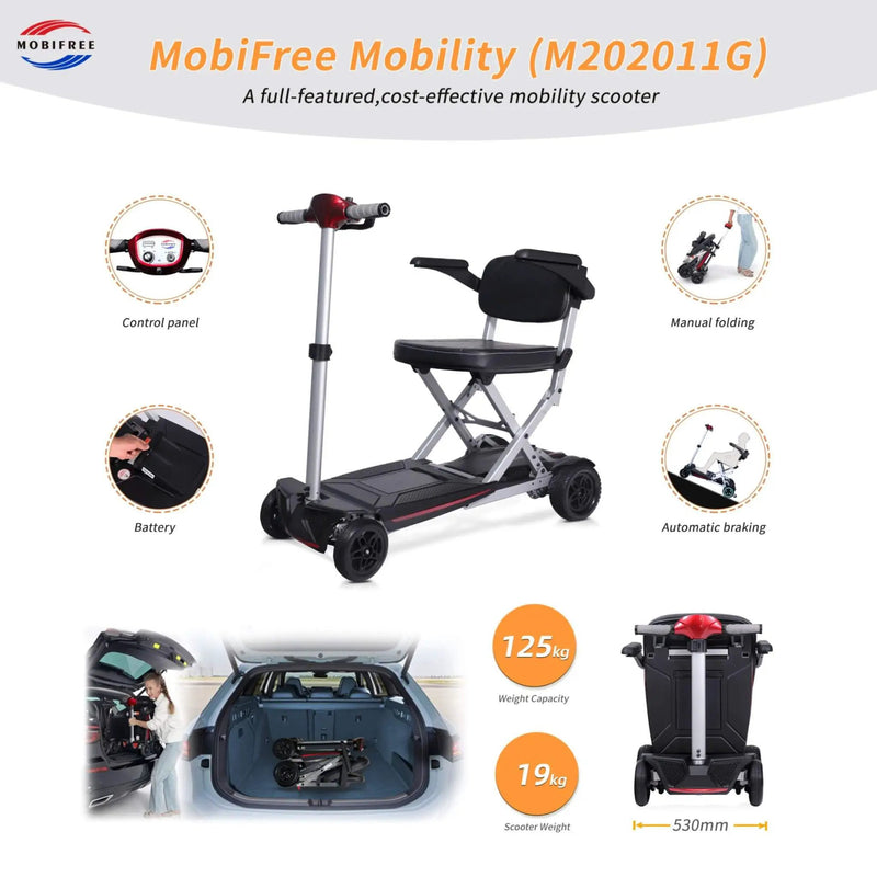 Lightweight Powered Folding Mobility Scooter For Adults And Seniors (SAK53214) by SAKSBY WHOLESALE
