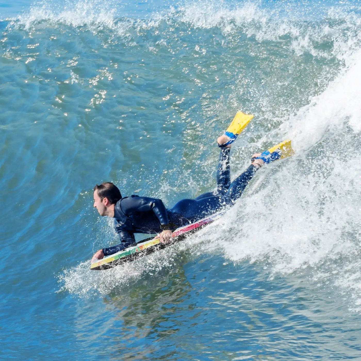 33/37/41 Inches Lightweight Body Board Boogie Board with EPS Core XPE Deck HDPE Bottom Multicolor1 by DirectDeals
