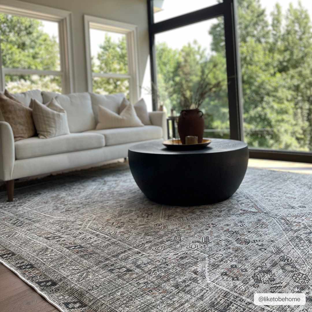 Barny Beige Flat Pile Washable Rug by Boutique Rugs