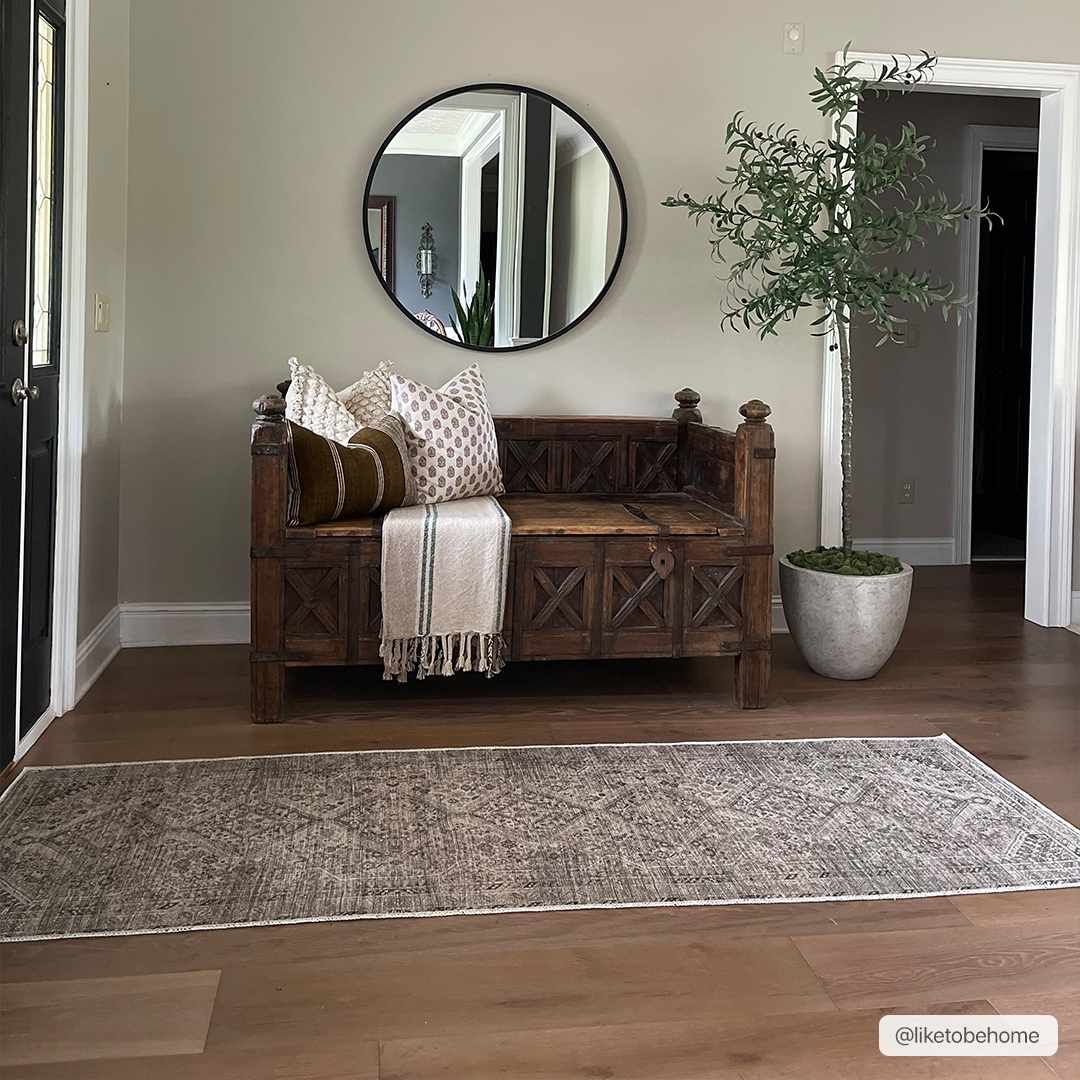 Barny Beige Flat Pile Washable Rug by Boutique Rugs
