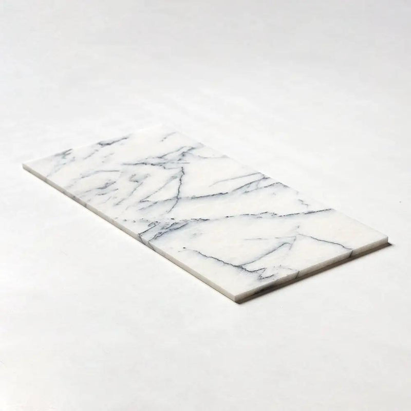 Lilac Honed Marble Tiles 12x24 by Stonetiledepot
