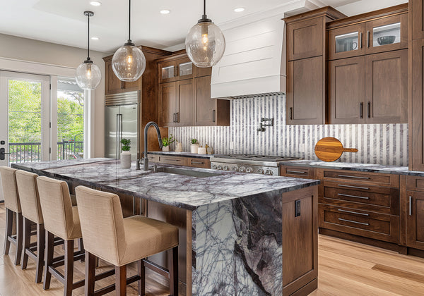 Lilac Polished Marble Slab Random