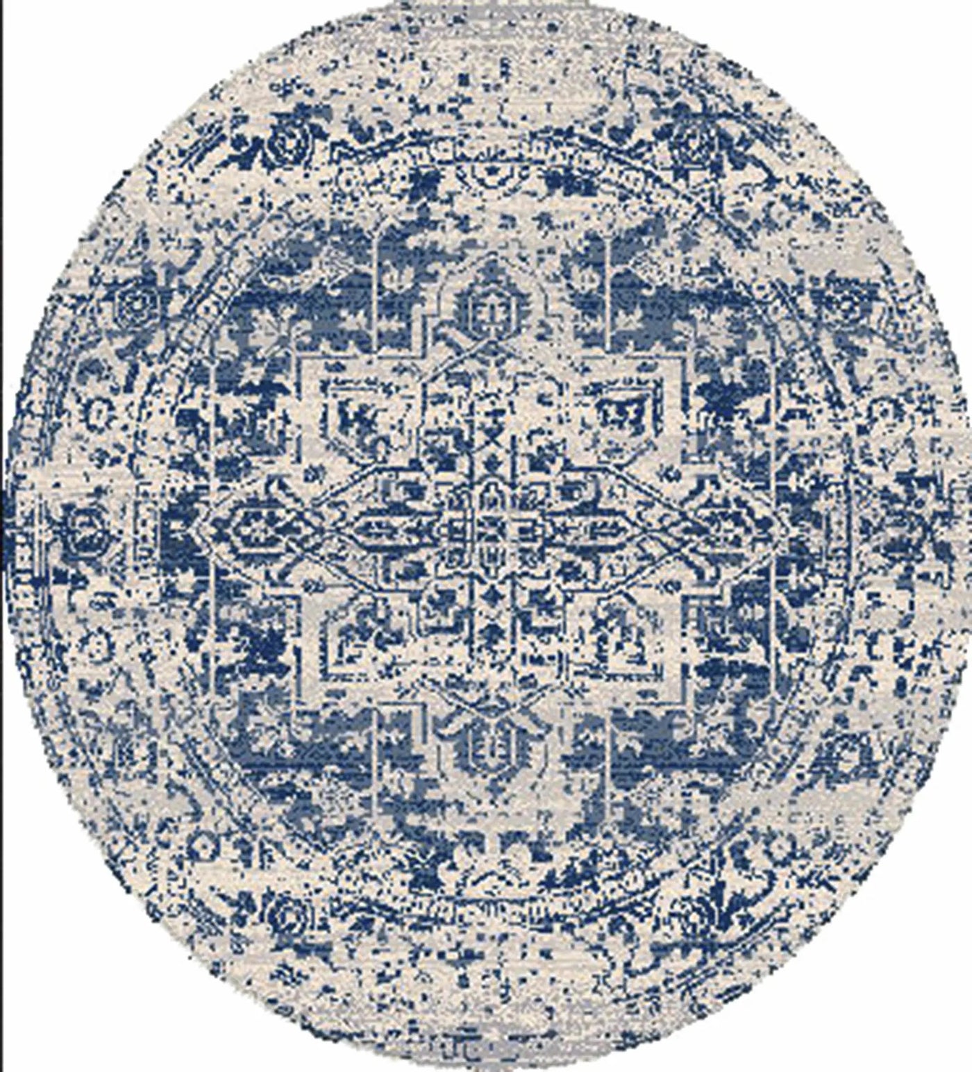 Rachel Navy Area Rug by Boutique Rugs