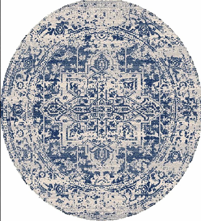 Rachel Navy Area Rug by Boutique Rugs