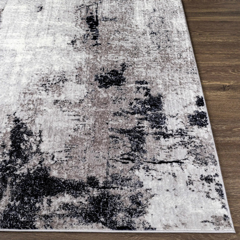 Limao Abstract Denim Area Rug - Clearance by Boutique Rugs
