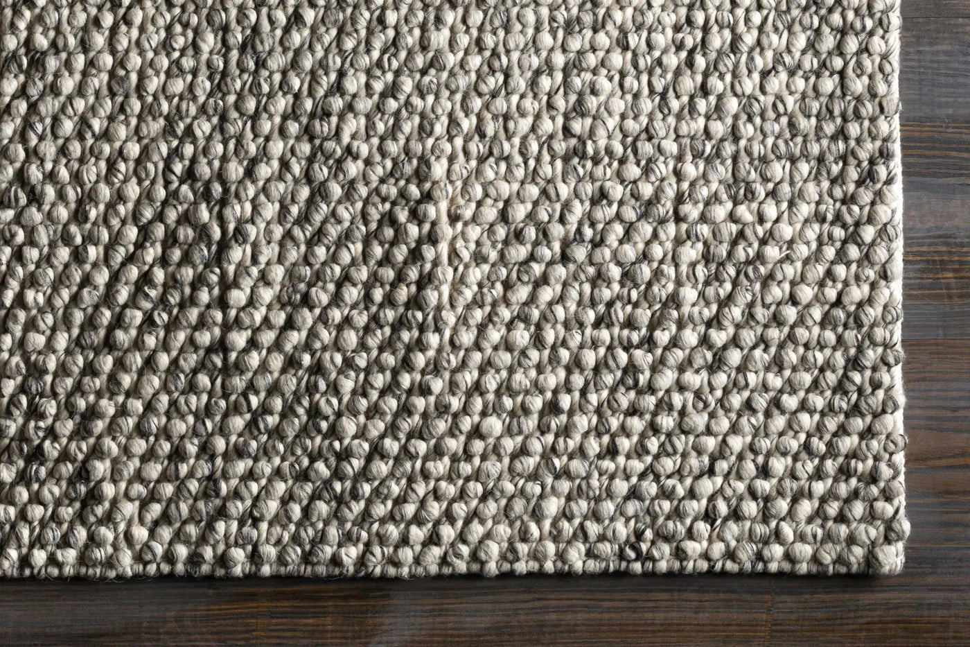 Lucerne LNE-1001 Gray Wool Rug by Boutique Rugs