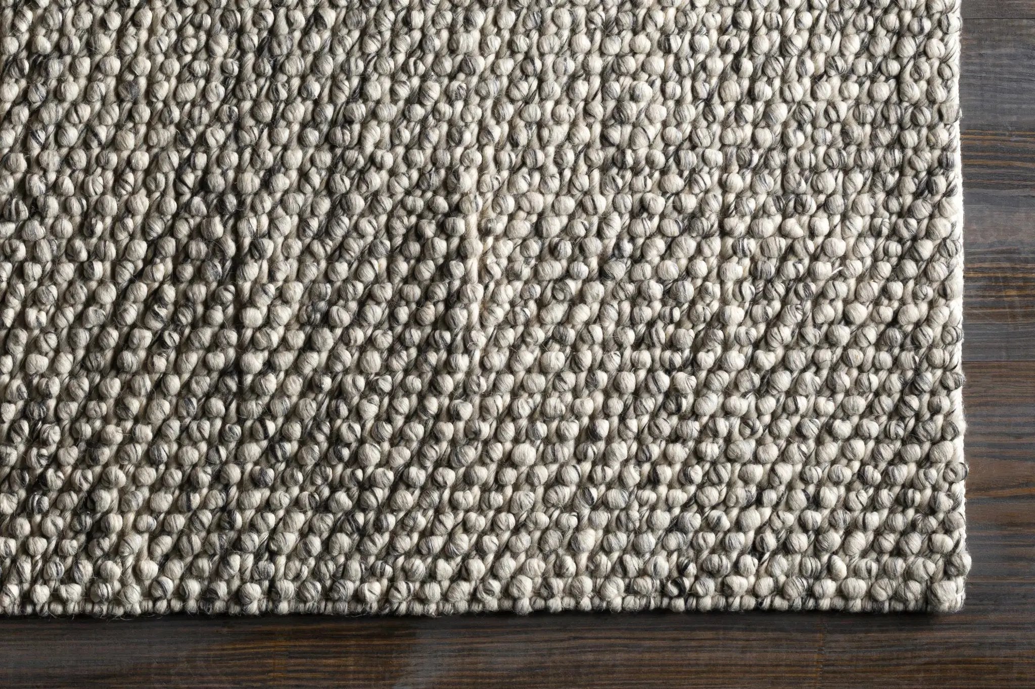 Lucerne LNE-1001 Gray Wool Rug by Boutique Rugs
