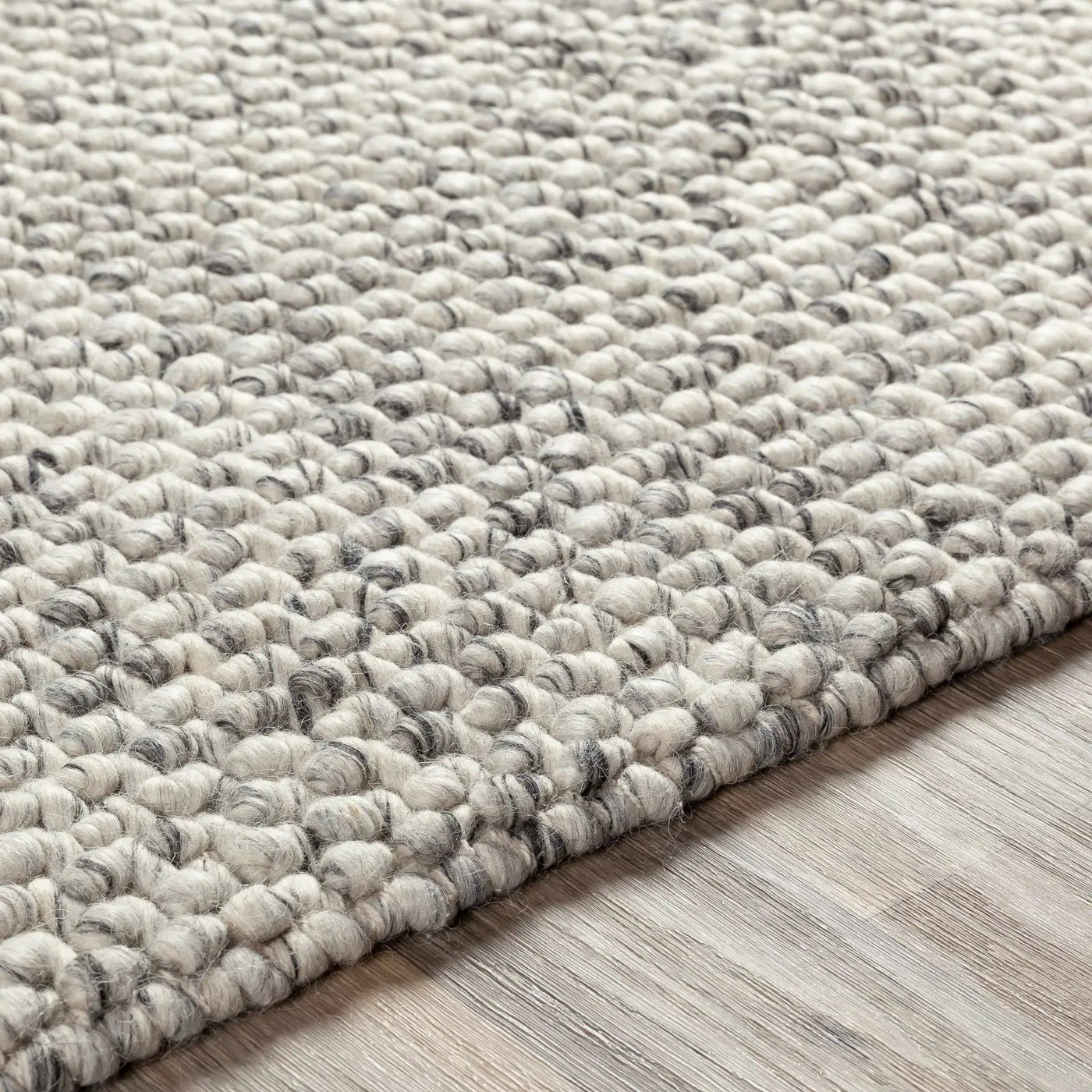 Lucerne LNE-1001 Gray Wool Rug by Boutique Rugs