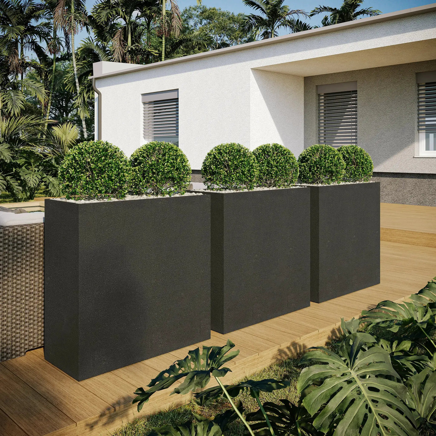 Linea Outdoor Planter by ModaConcrete - Direct source for architectural and precast concrete