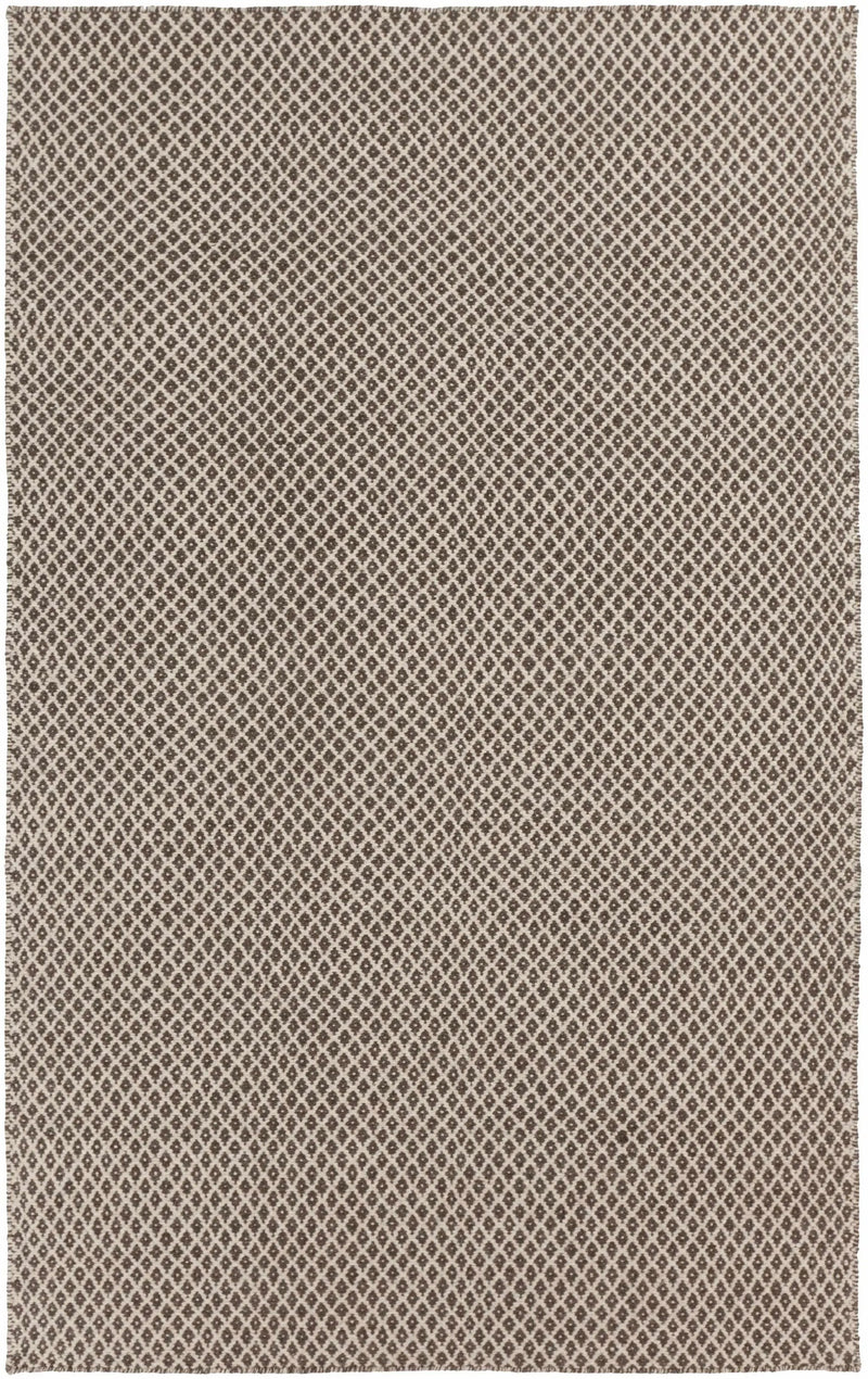 Lingo Brown Trellis Flatweave Rug - Clearance by Boutique Rugs