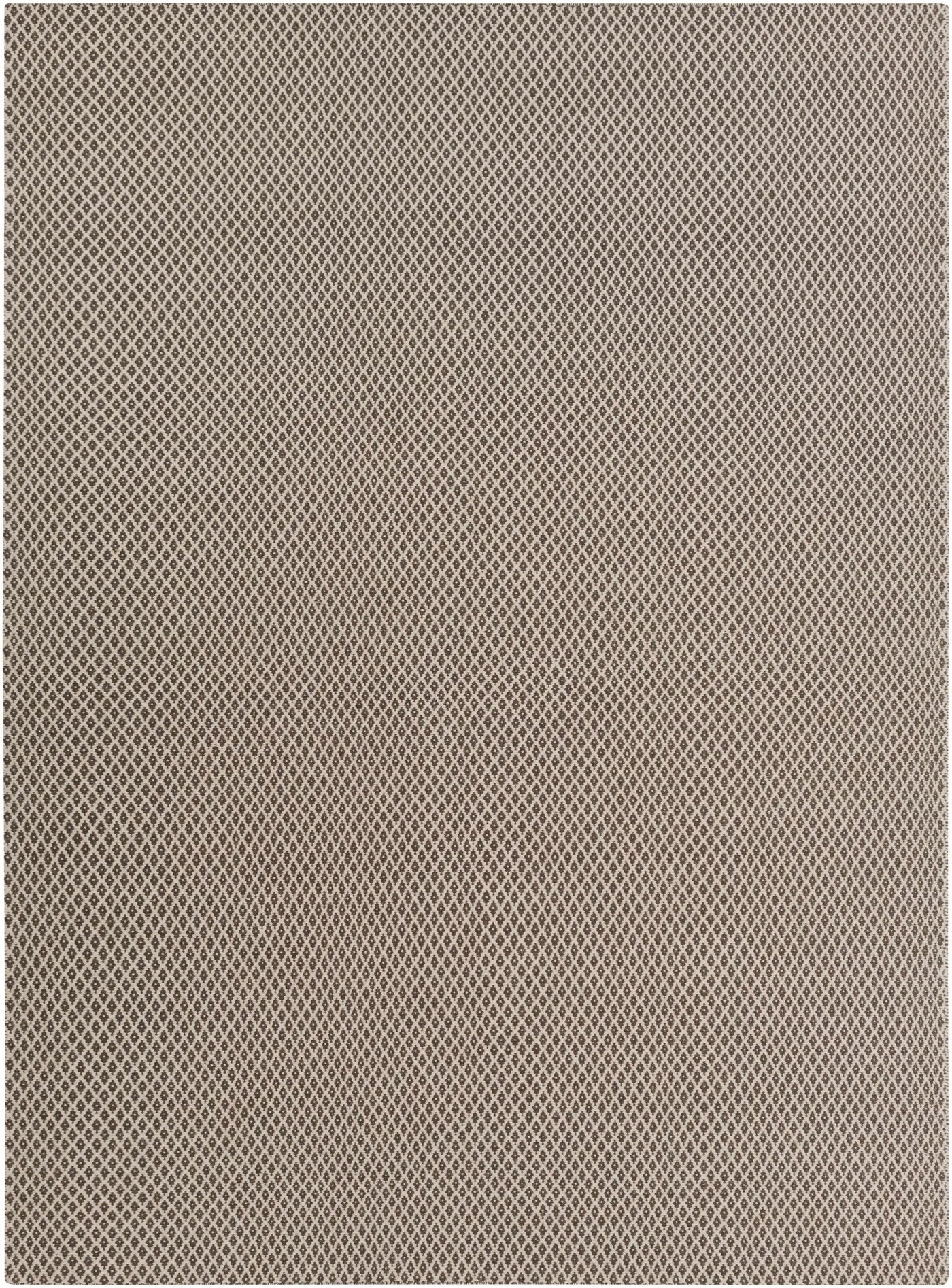 Lingo Brown Trellis Flatweave Rug - Clearance by Boutique Rugs