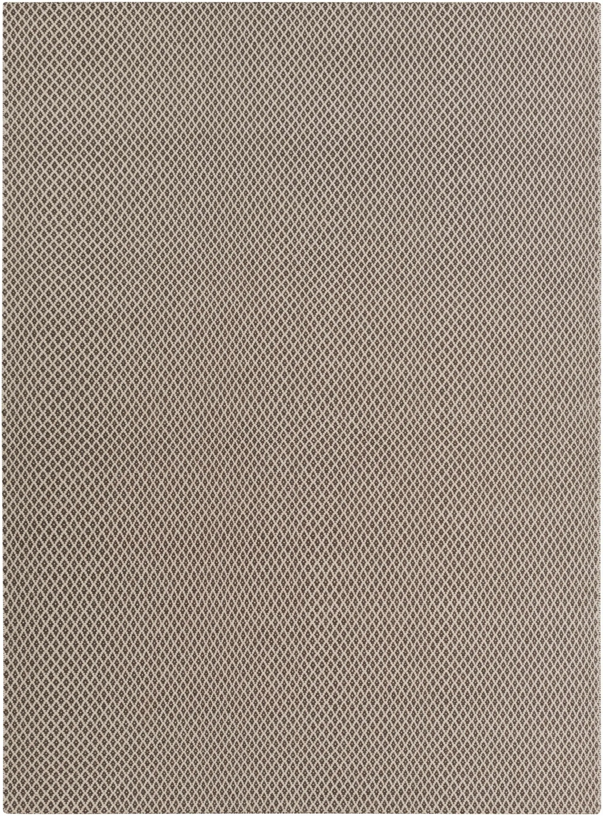 Lingo Brown Trellis Flatweave Rug - Clearance by Boutique Rugs