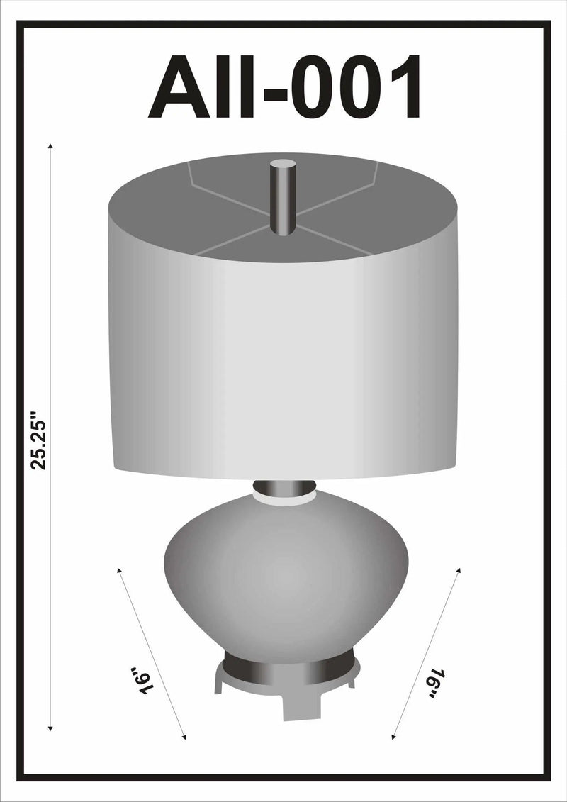 Lintangan Table Lamp - Clearance by Boutique Rugs