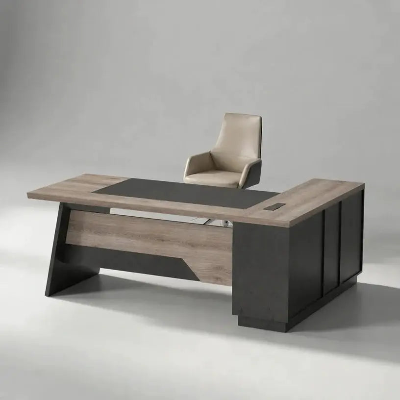 Linton · Modern L-Shaped Executive Desk by Arc Grove