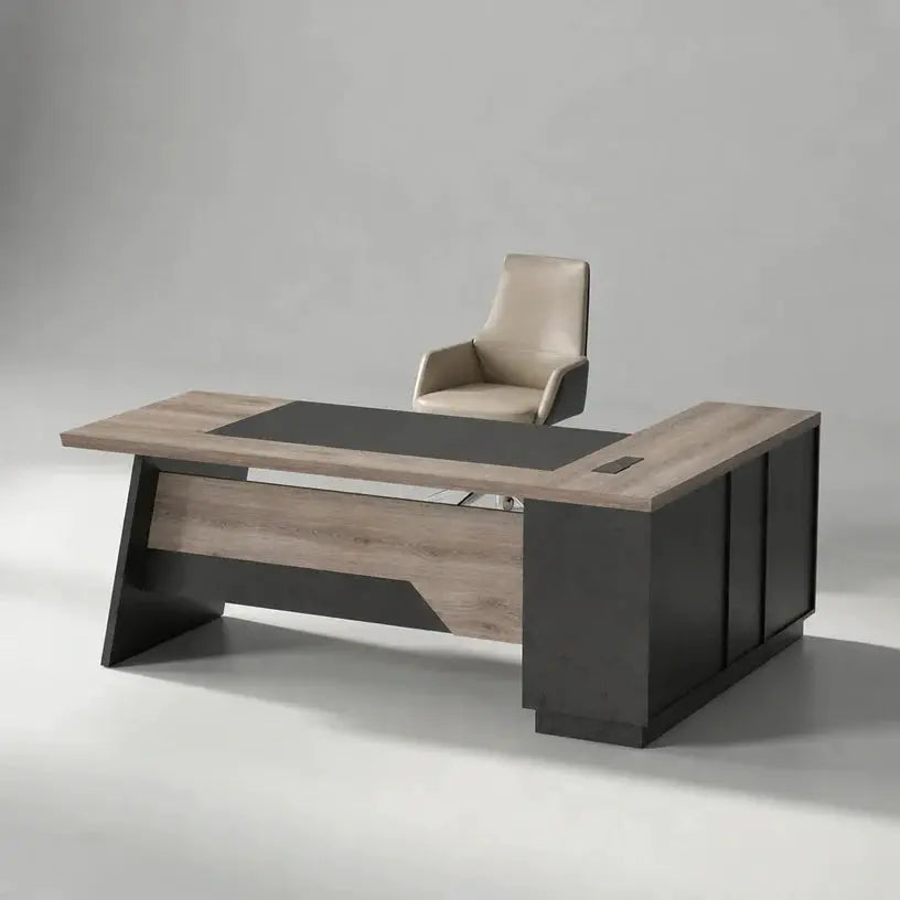 Linton · Modern L-Shaped Executive Desk by Arc Grove