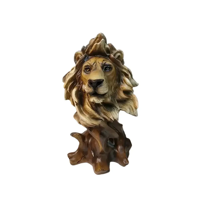 Lion Statue - Majestic Bronze Small by House Of Avana