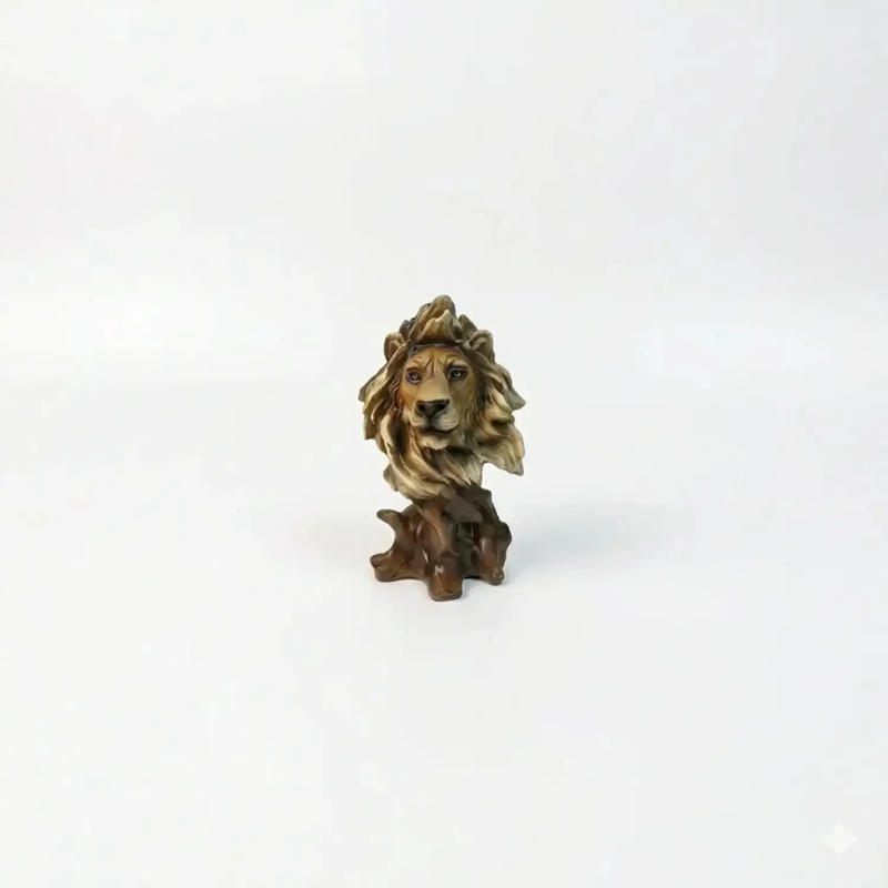 Lion Statue - Majestic Bronze Small by House Of Avana