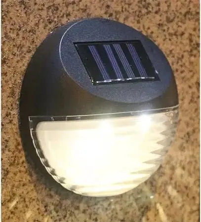 Living Accents Black Deck Solar Lights Powered LED Utility Light 4 Pack by Outdoor Solar Outlet