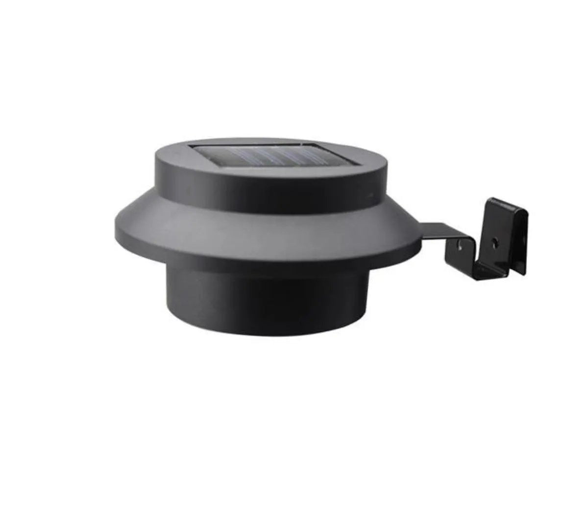 Living Accents Black Solar Powered LED Post Cap Fence Light 4 Pack by Outdoor Solar Outlet