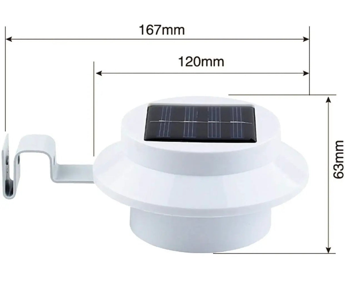 Living Accents Black Solar Powered LED Post Cap Fence Light 4 Pack by Outdoor Solar Outlet
