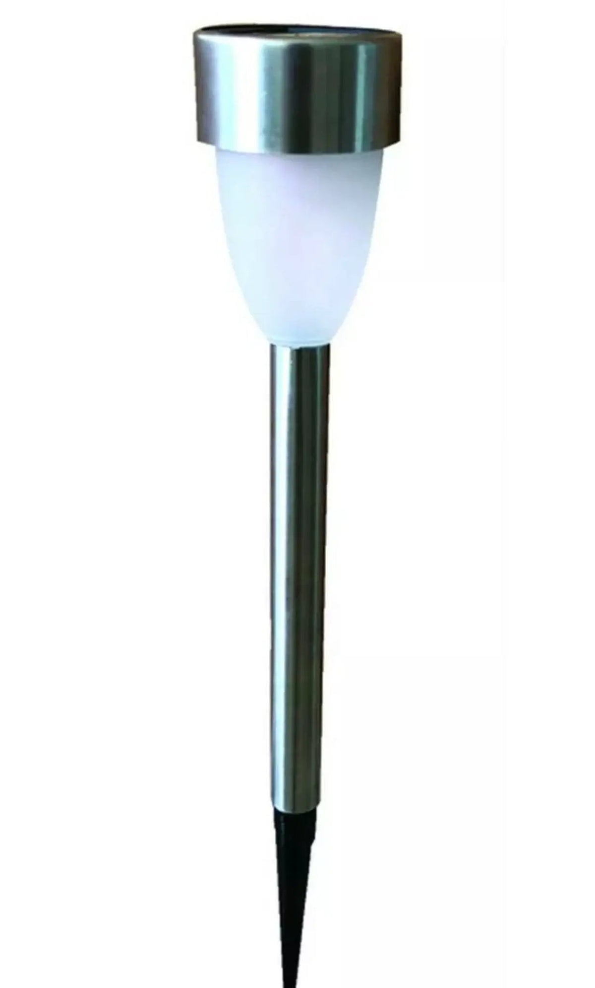 Living Accents Silver Solar Powered Led Pathway Light Stainless Steel-15 Pack by Outdoor Solar Outlet