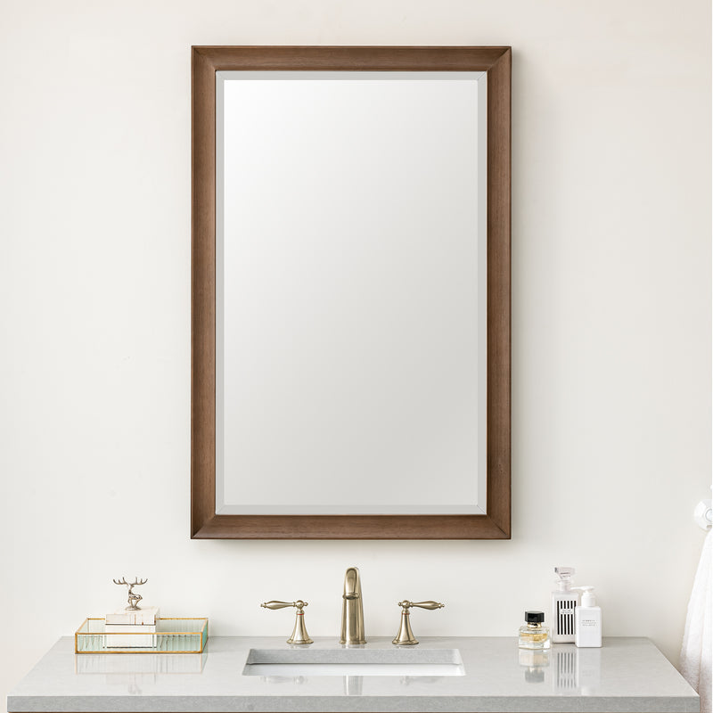 James Martin Glenbrooke 26" Mirror, Whitewashed Walnut, view 3