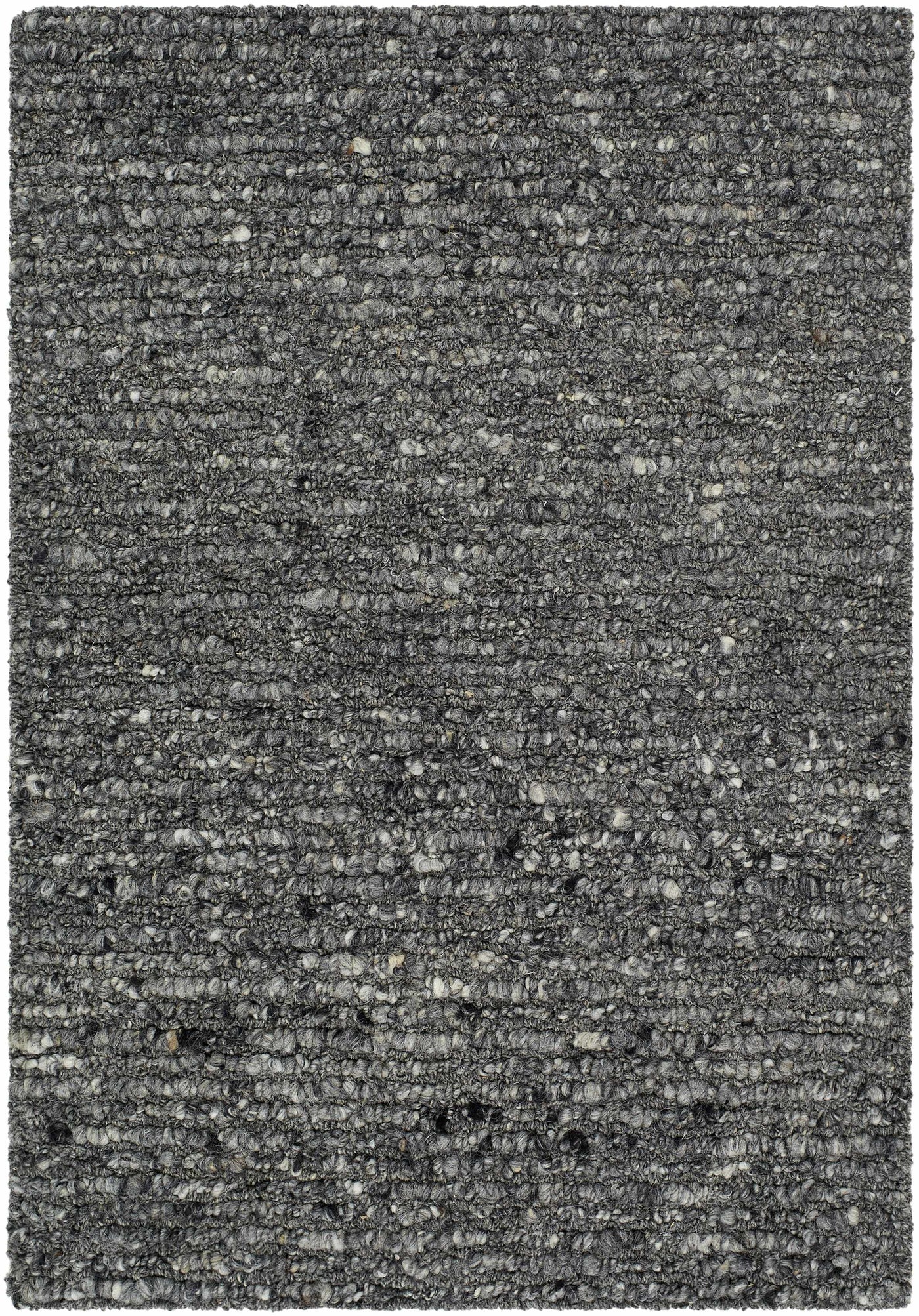 Winta Black Wool Area Rug by Boutique Rugs