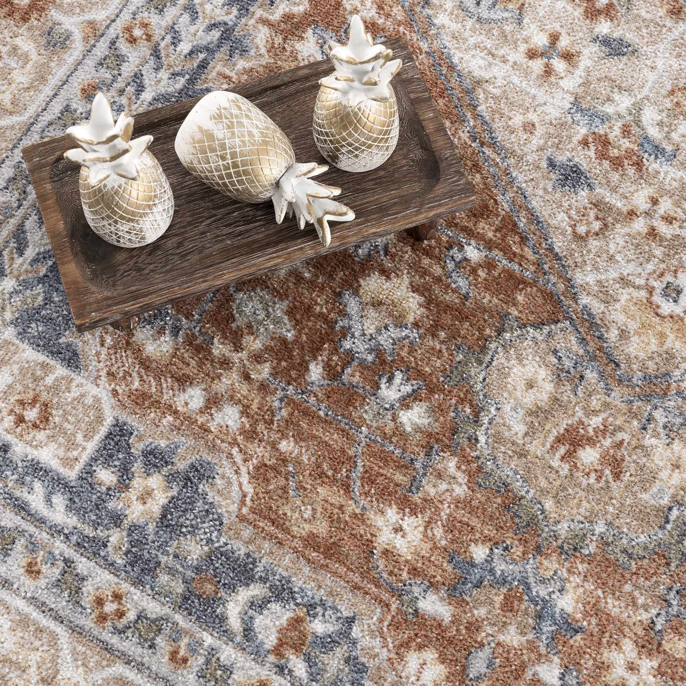 Gael Rust Boutique Washable Rug by Boutique Rugs