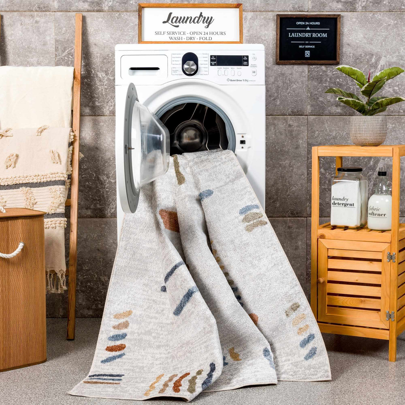 Arnon Modern Washable Rug by Boutique Rugs