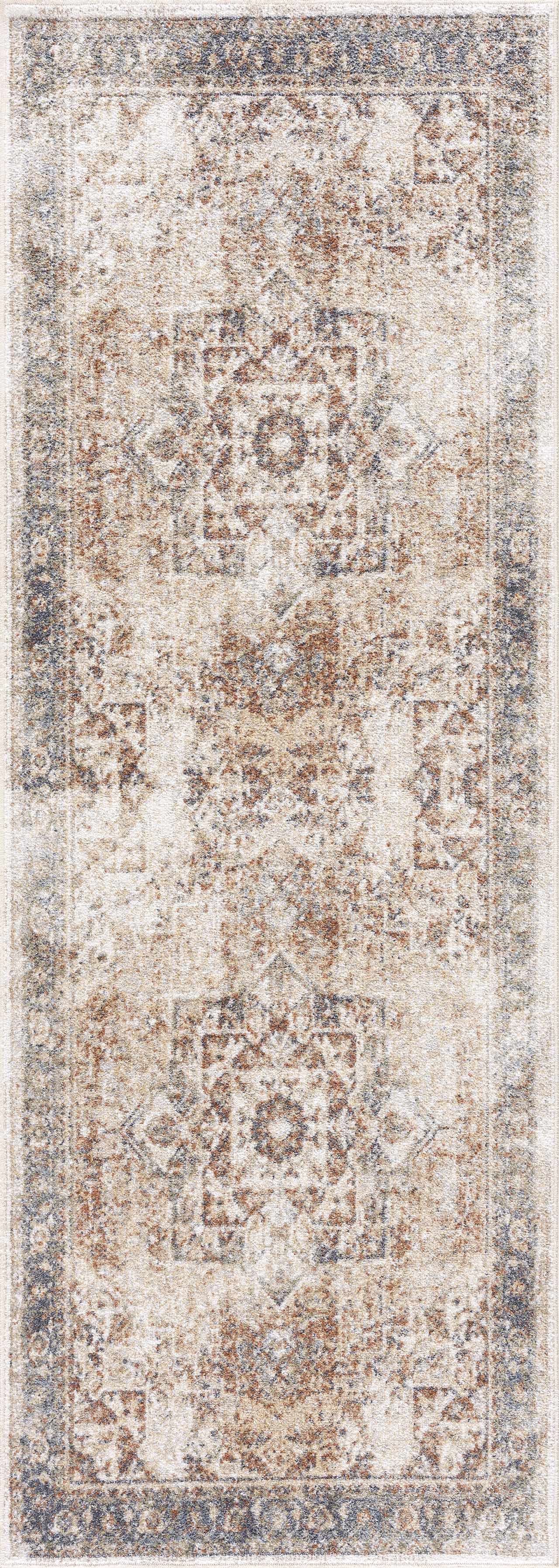 Heritage Style Flat Pile Washable Rug by Boutique Rugs