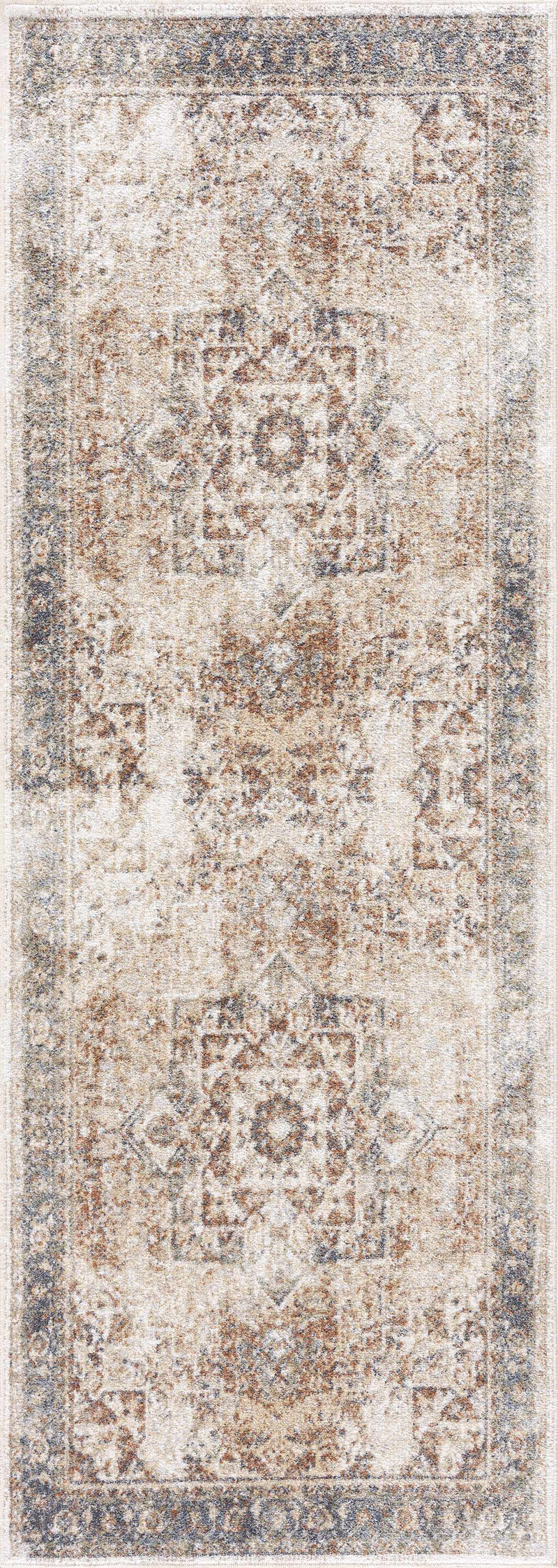 Heritage Style Flat Pile Washable Rug by Boutique Rugs