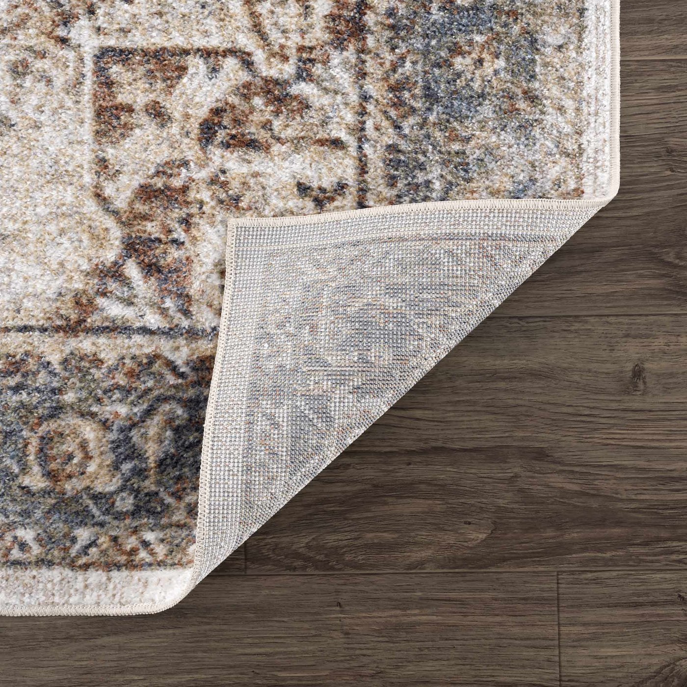 Heritage Style Flat Pile Washable Rug by Boutique Rugs