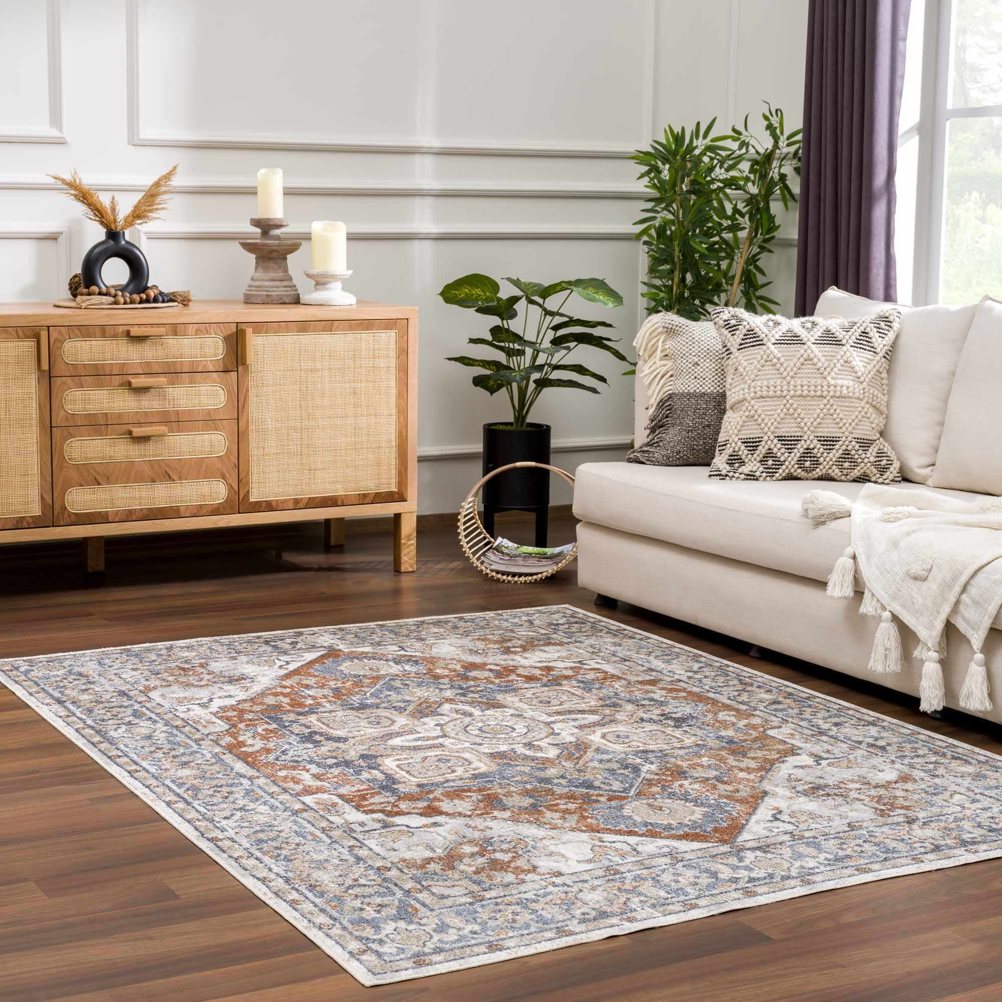 Erna Washable Area Rug - Clearance by Boutique Rugs