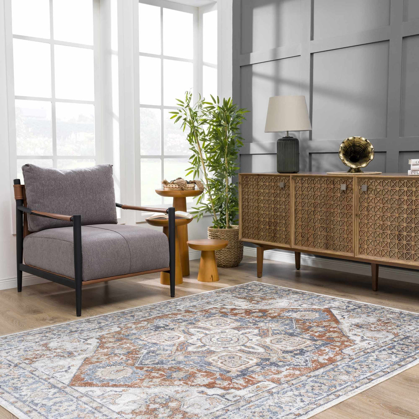 Erna Washable Area Rug - Clearance by Boutique Rugs