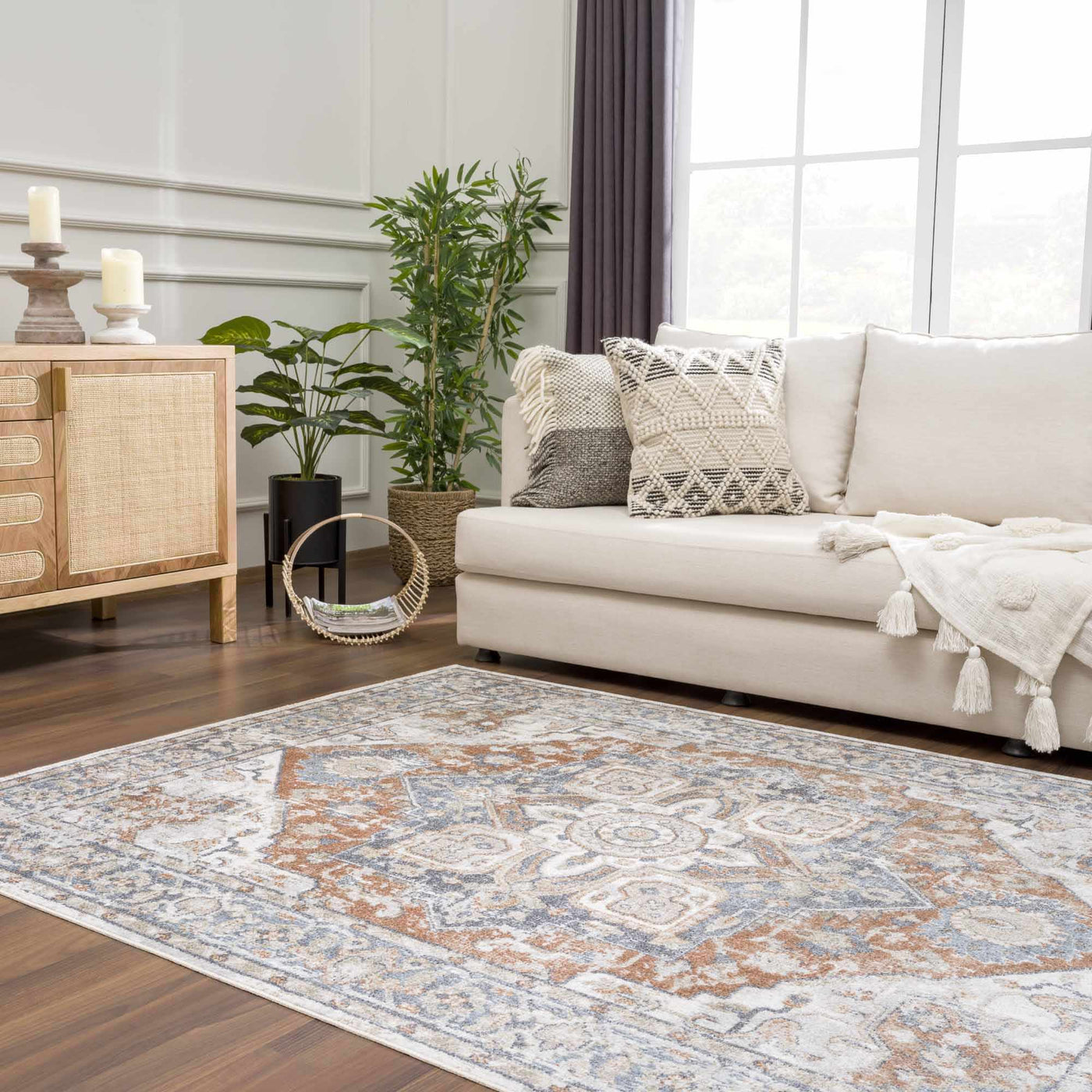 Erna Washable Area Rug - Clearance by Boutique Rugs