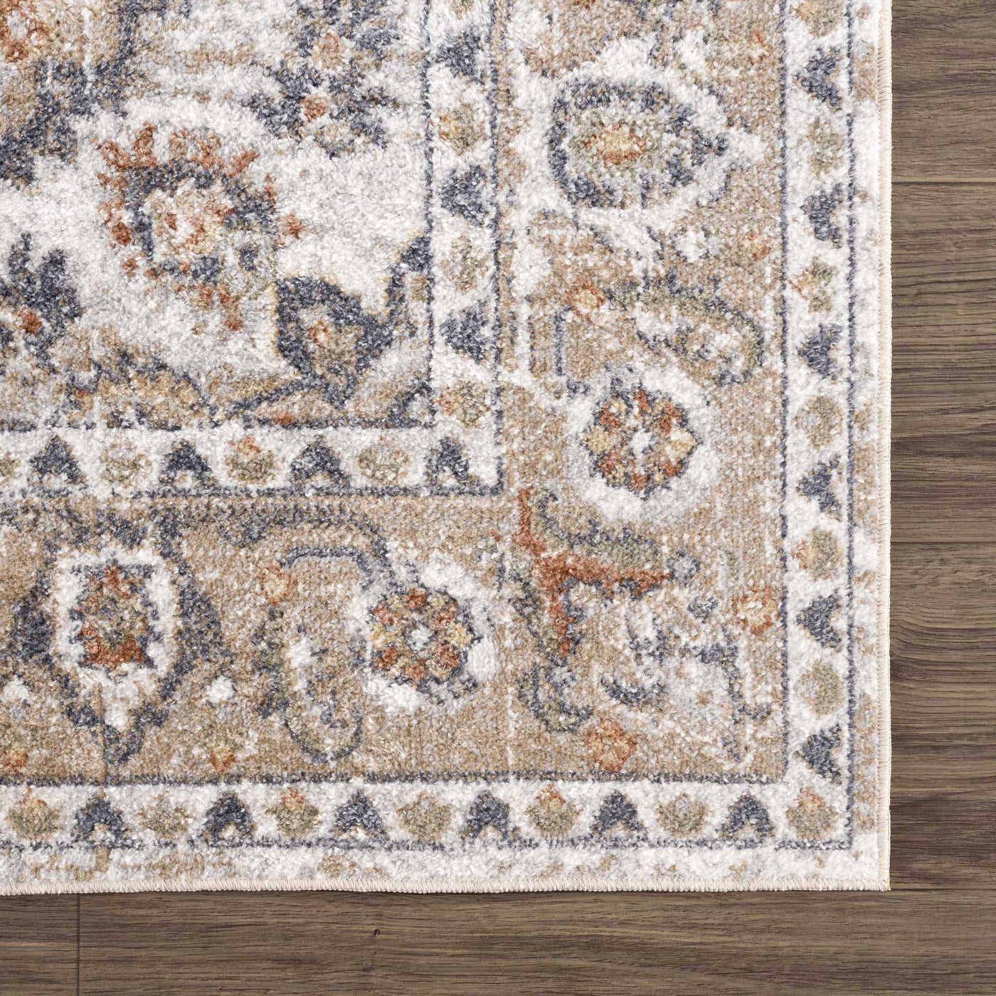 Hiti Beige Flat Pile Washable Rug by Boutique Rugs