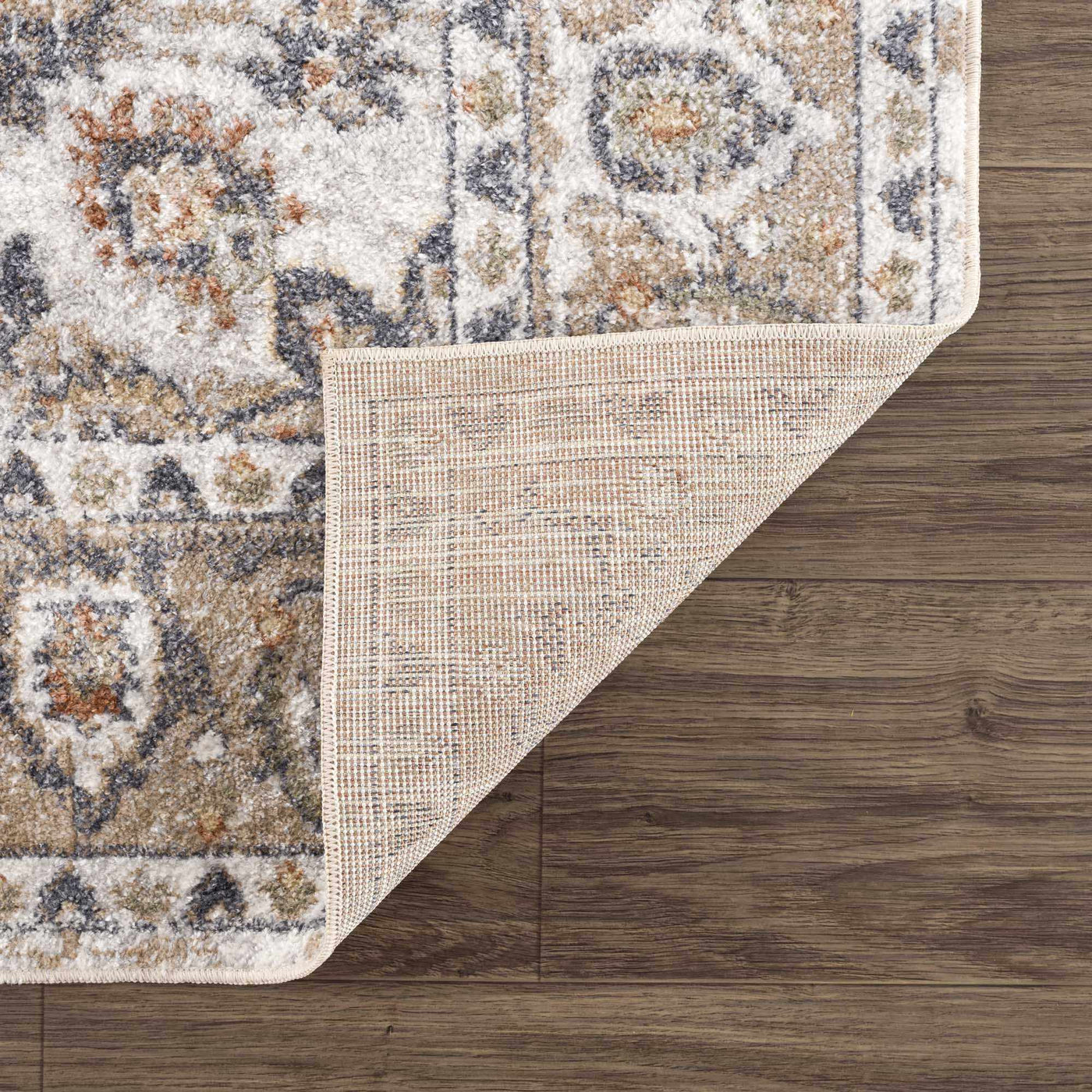 Hiti Beige Flat Pile Washable Rug by Boutique Rugs