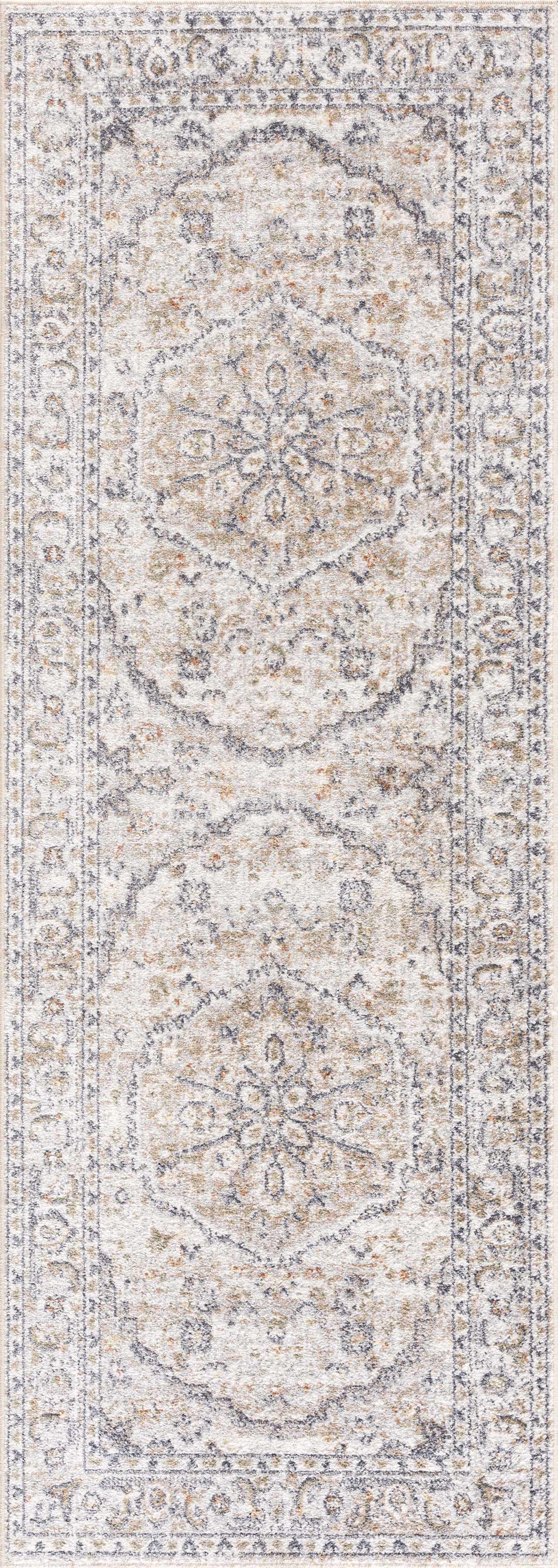 Hiti Cream Flat Pile Washable Rug by Boutique Rugs