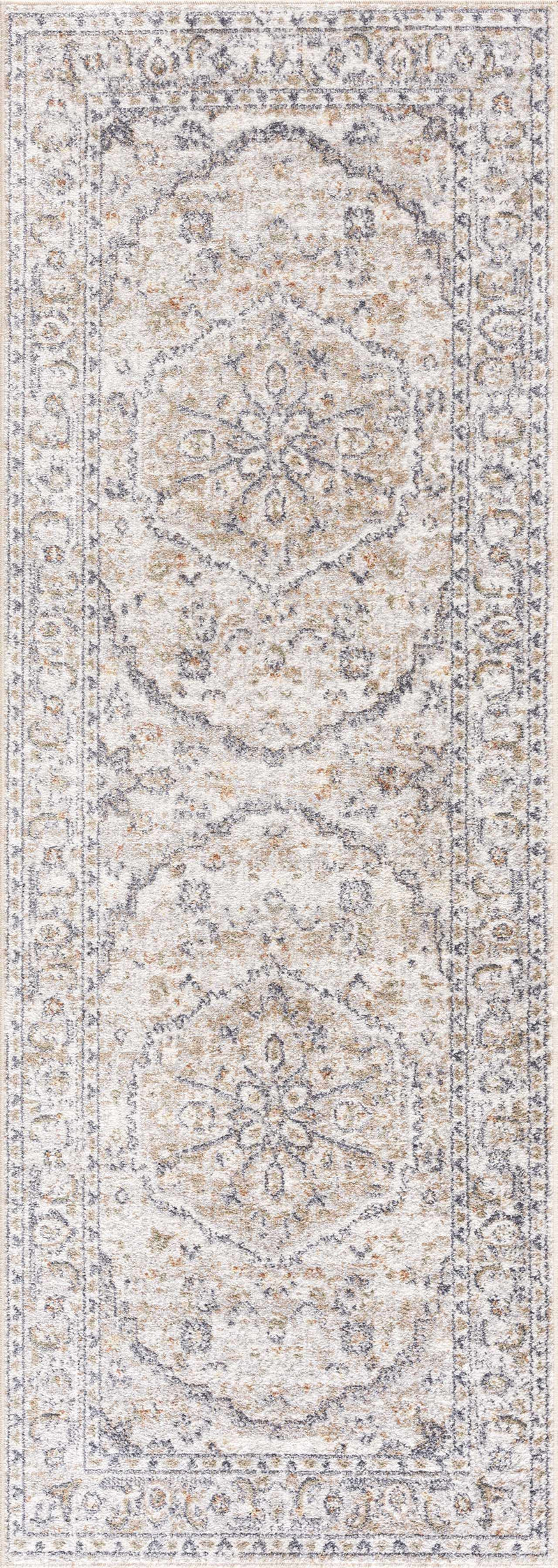 Hiti Cream Flat Pile Washable Rug by Boutique Rugs