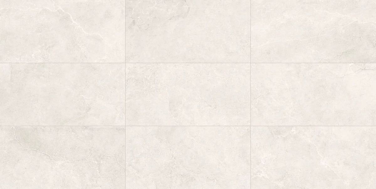 Charleston _white White Porcelain Tiles 12x24 by landmarkceramics