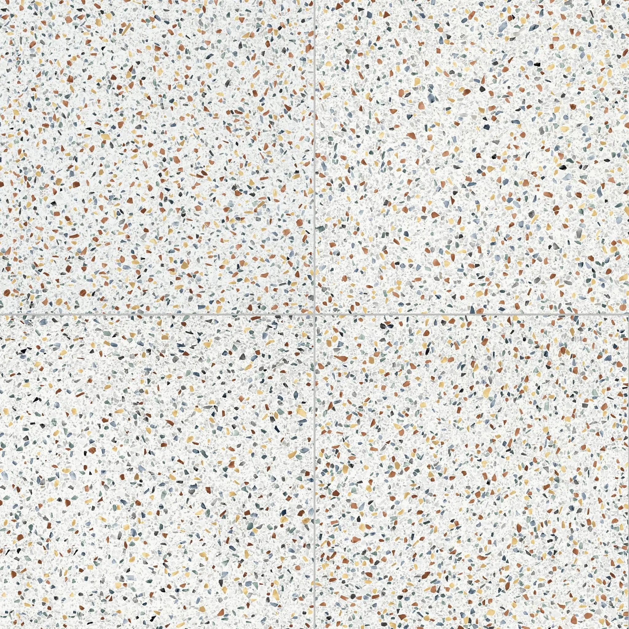 Elite Color Multicolor Mix Anti-Slip Terrazzo Look Porcelain Tiles 24x24 by landmarkceramics
