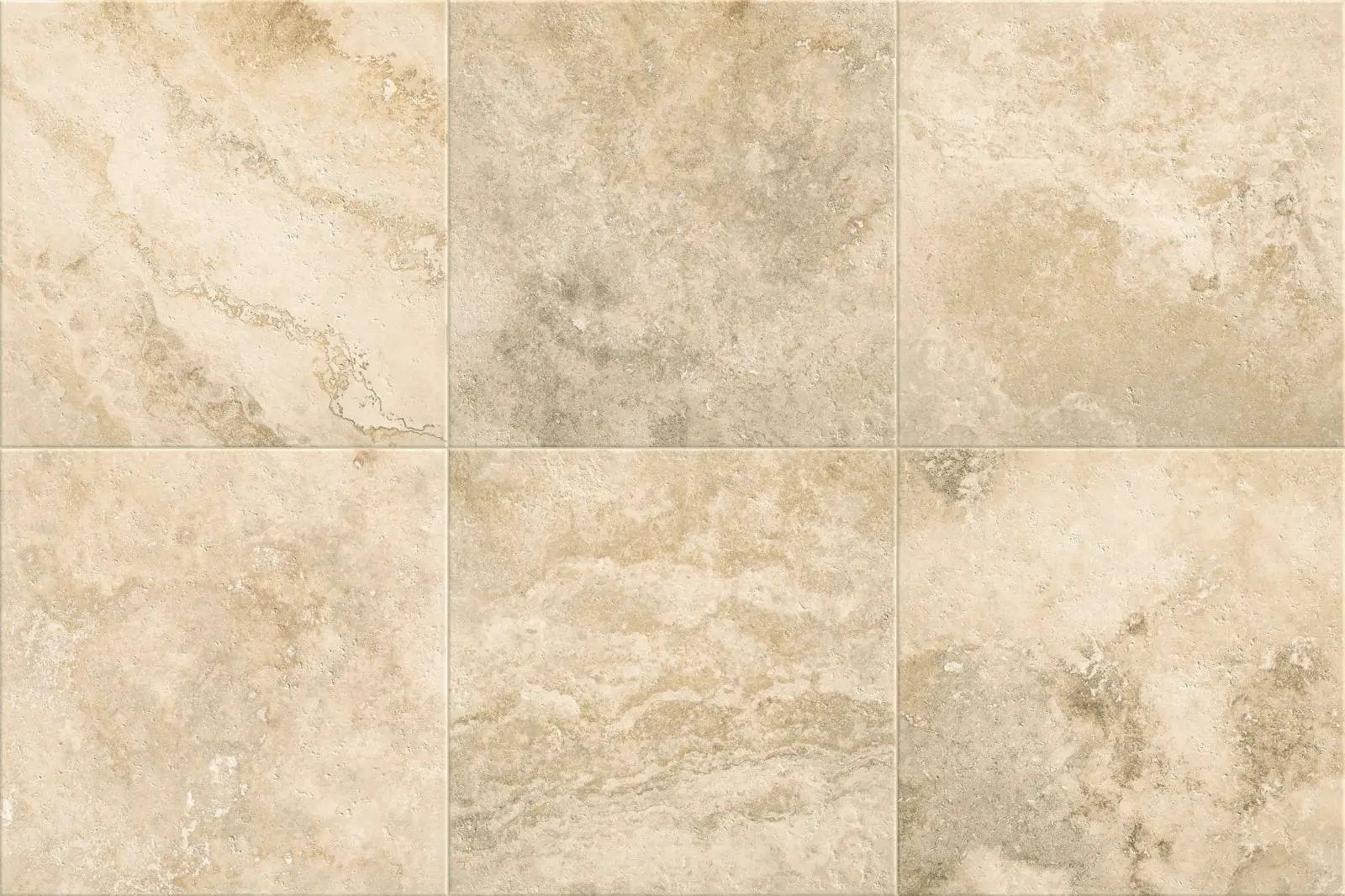 Frontier20 Travertine Cross Cut Country Classic Look Porcelain Pavers 12x12 by landmarkceramics