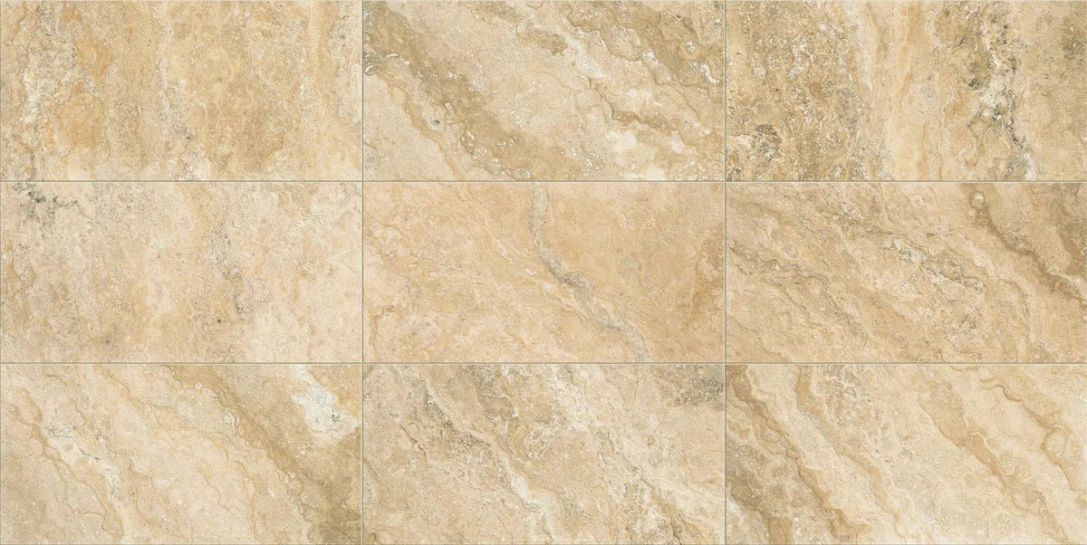 Trail Cross Cut Philadelphia Mosaic B Travertine Look Porcelain Mosaics 12x12 by landmarkceramics