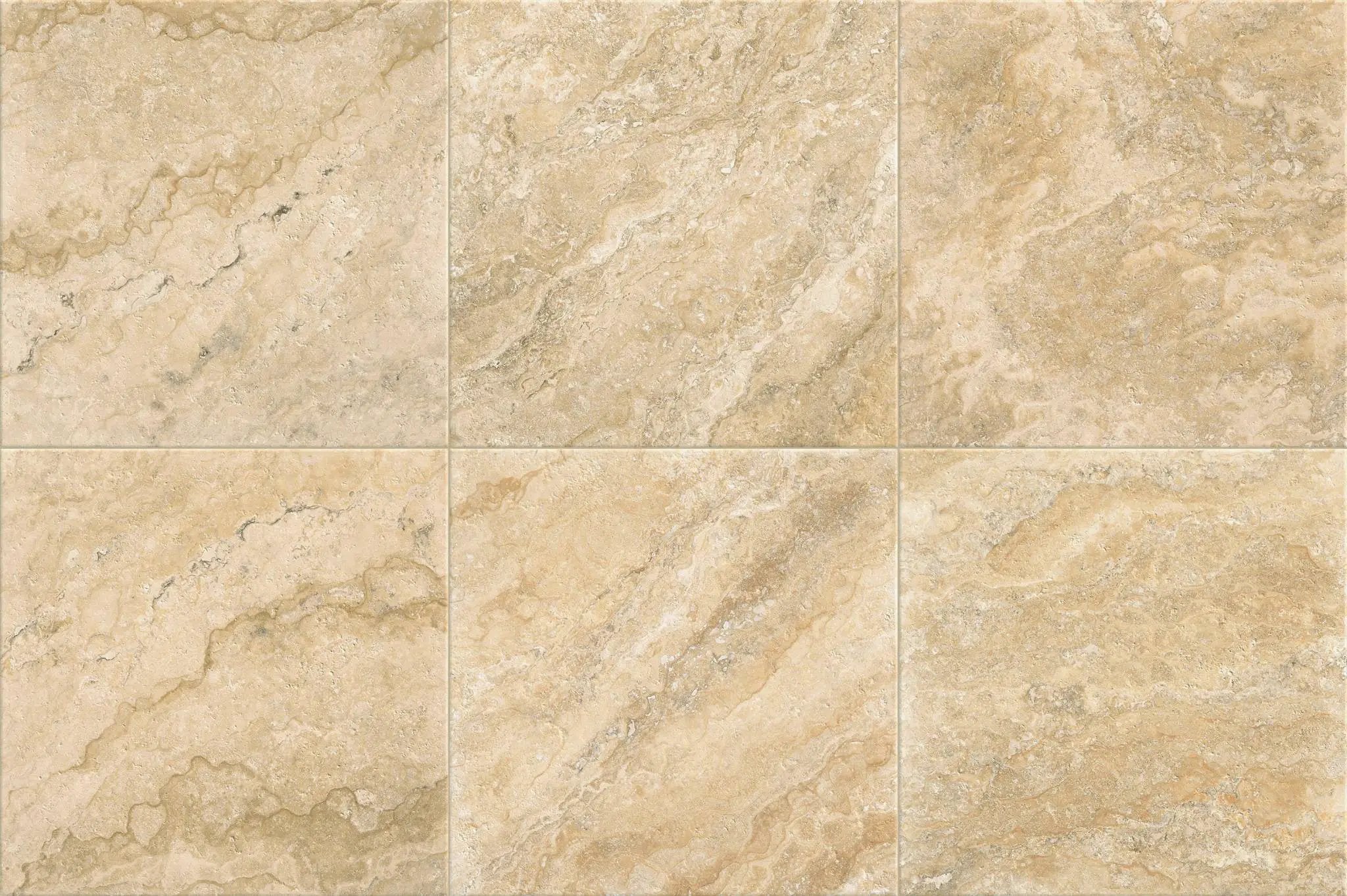 Frontier20 Travertine Cross Cut Philadelphia Look Porcelain Pavers 12x12 by landmarkceramics