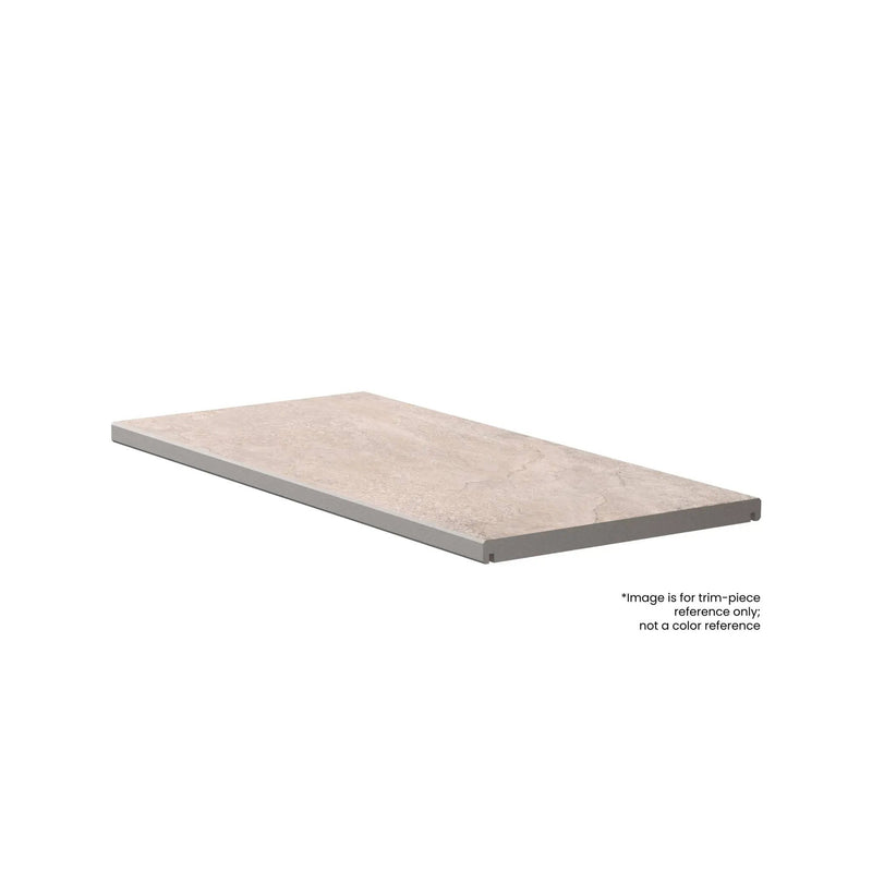 Frontier20 Absolute Cover Stone Look Porcelain Moldings 12x24 by landmarkceramics