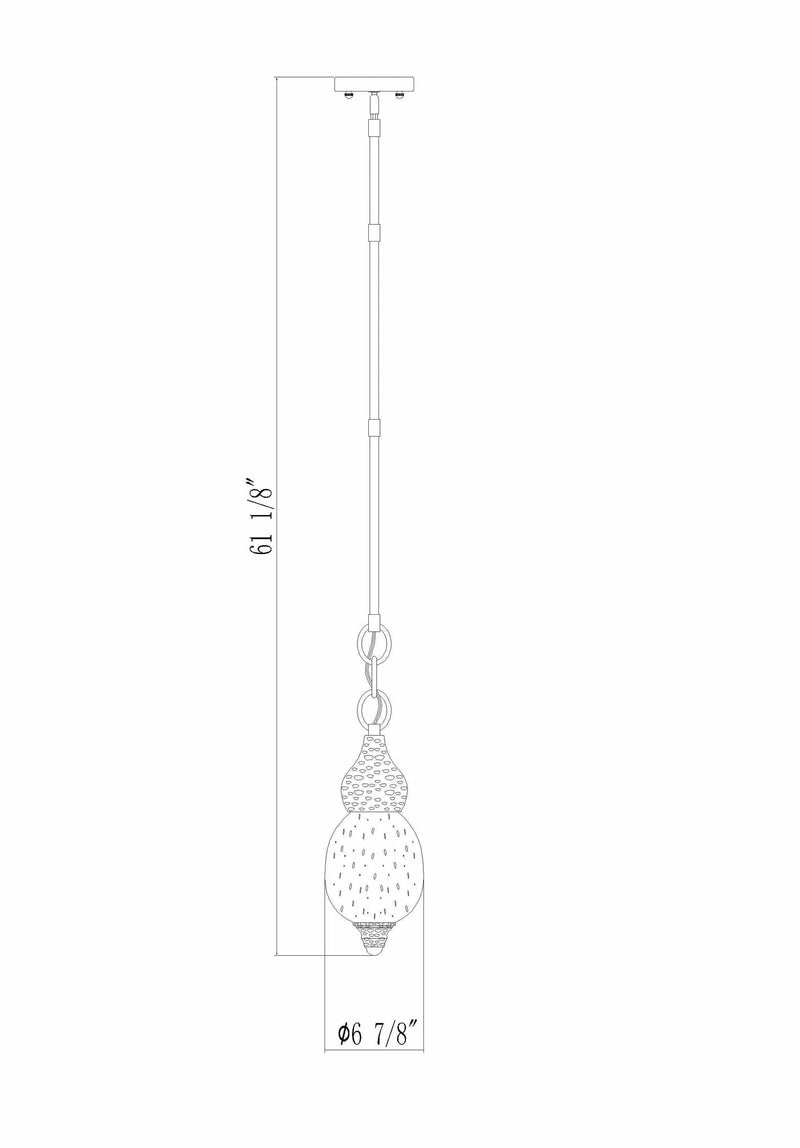 Longforgan Ceiling Light - Clearance by Boutique Rugs