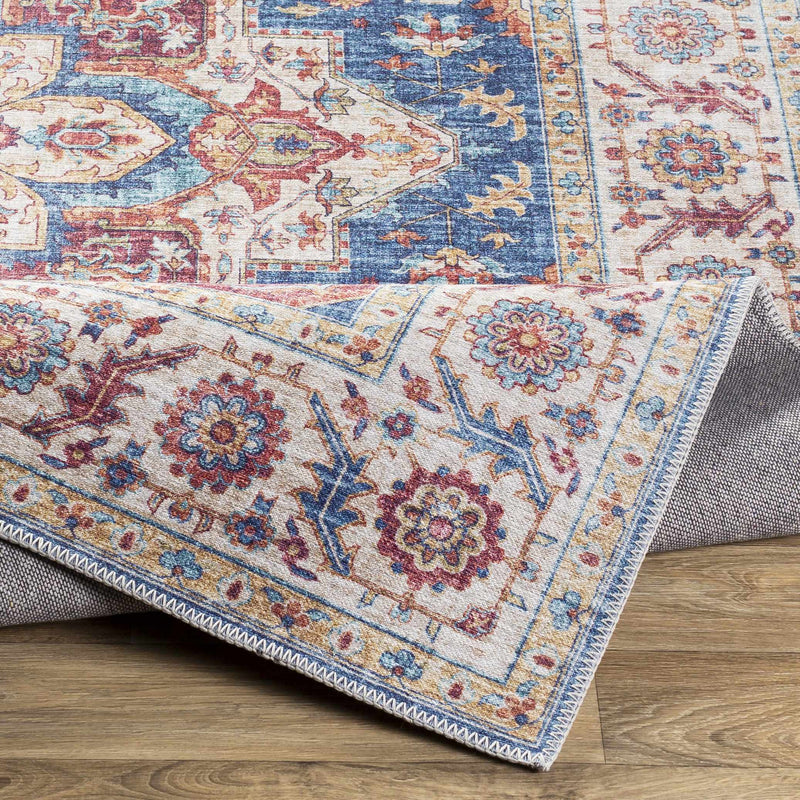 Kapaa Blue Medallion Rug - Clearance by Boutique Rugs