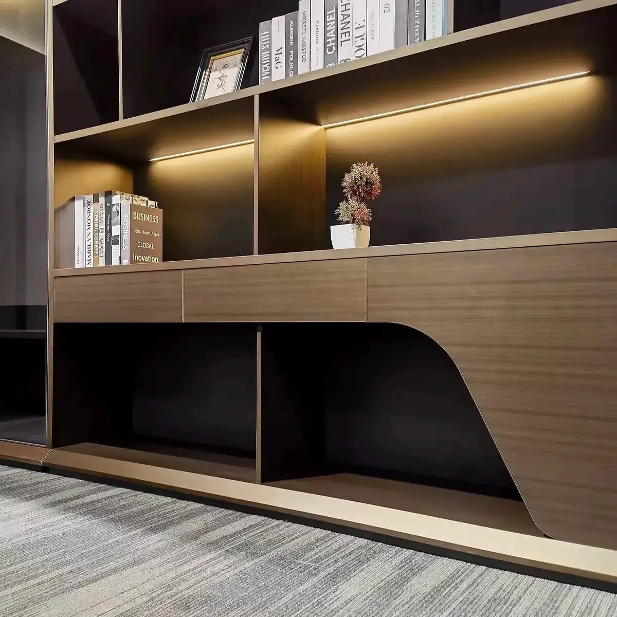Langley · Modern Office Shelves by Arc Grove