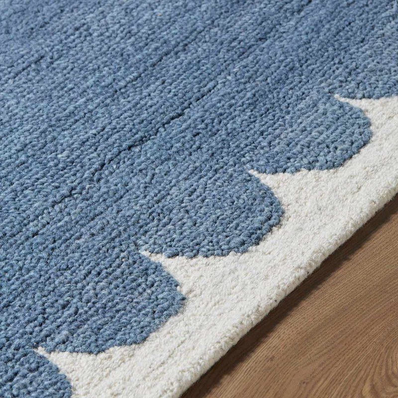 Lukamu Modern Art Deco Handmade Area Rug by Boutique Rugs