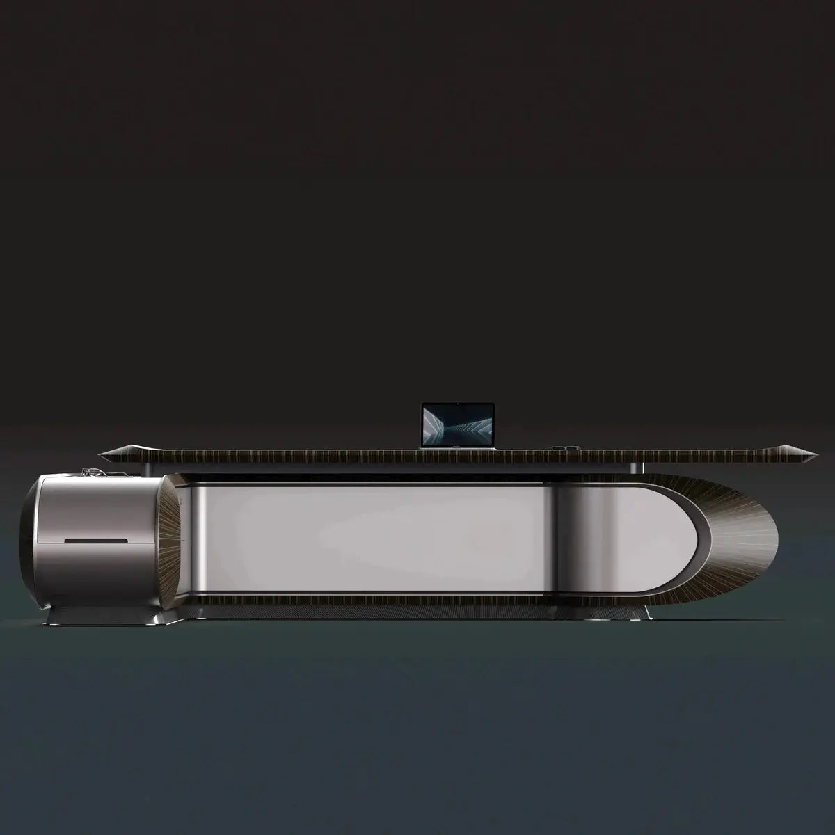 Echelon · Luxury L-Shaped Executive Desk by Arc Grove